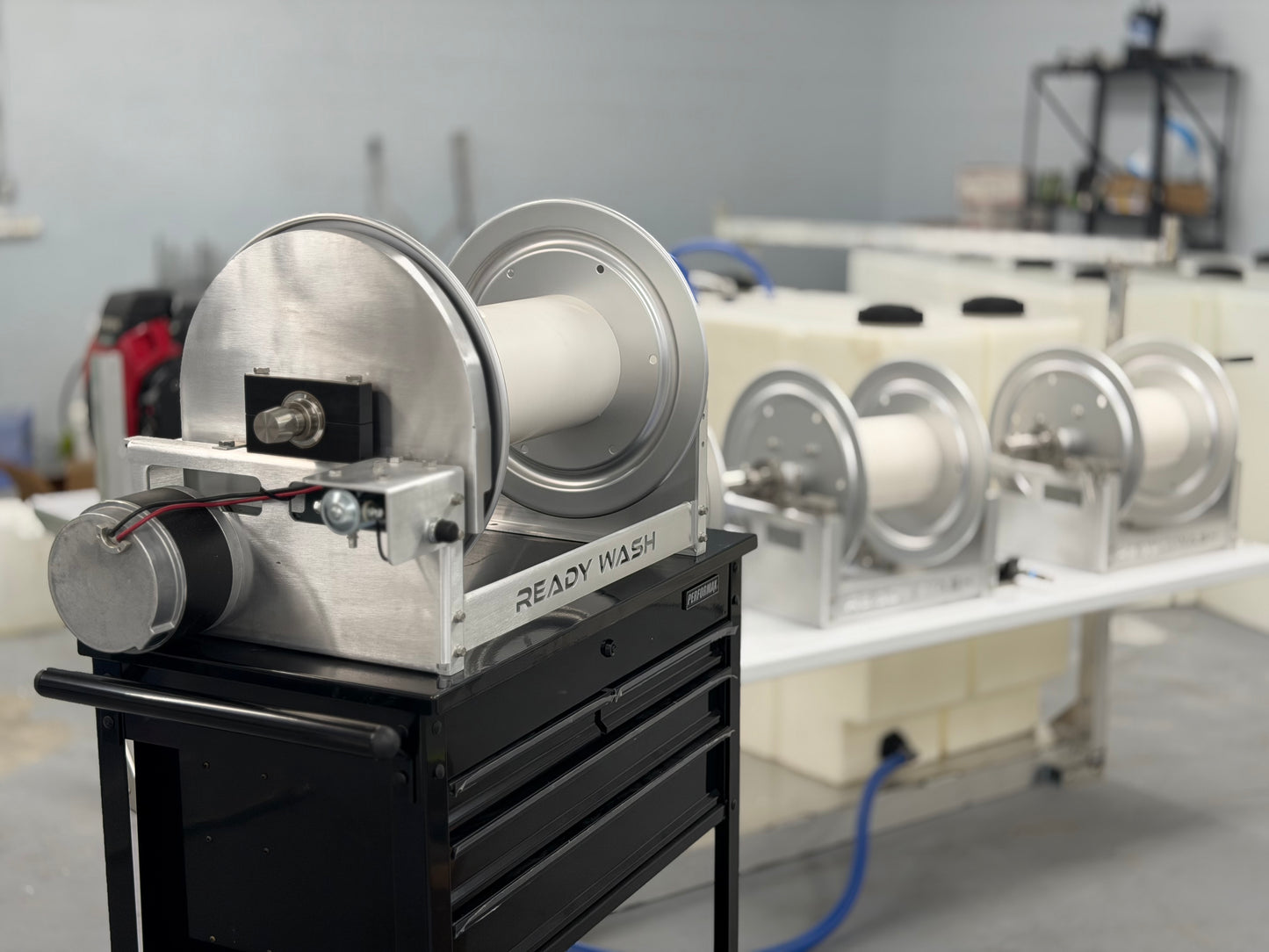 18" Ready Wash Electric Hose Reel (1/2" Manifold) PLEASE READ SHIPPING INSTRUCTIONS!