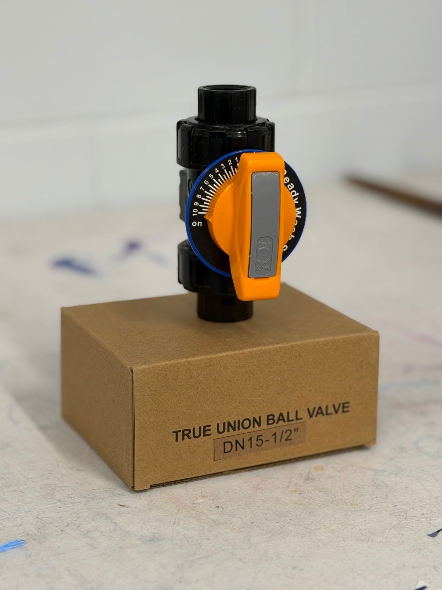 1/2” Metering Ball Valve (Yellow)