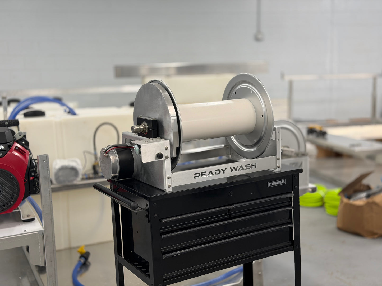 18" Ready Wash Electric Hose Reel (1/2" Manifold) PLEASE READ SHIPPING INSTRUCTIONS!