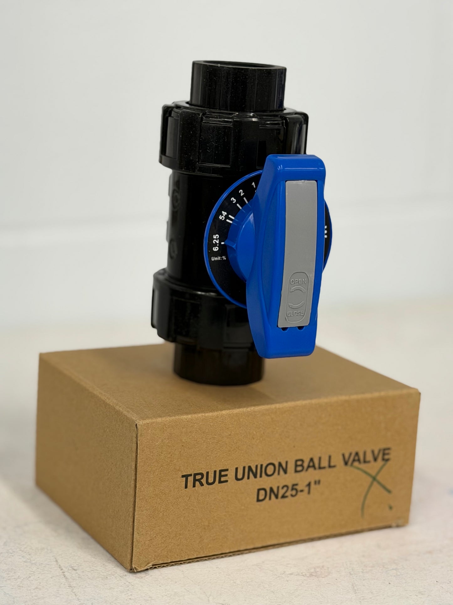 1” Metering Ball Valve (Blue)