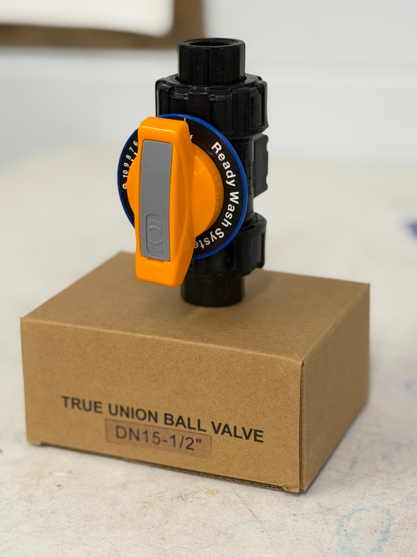 1/2” Metering Ball Valve (Yellow)