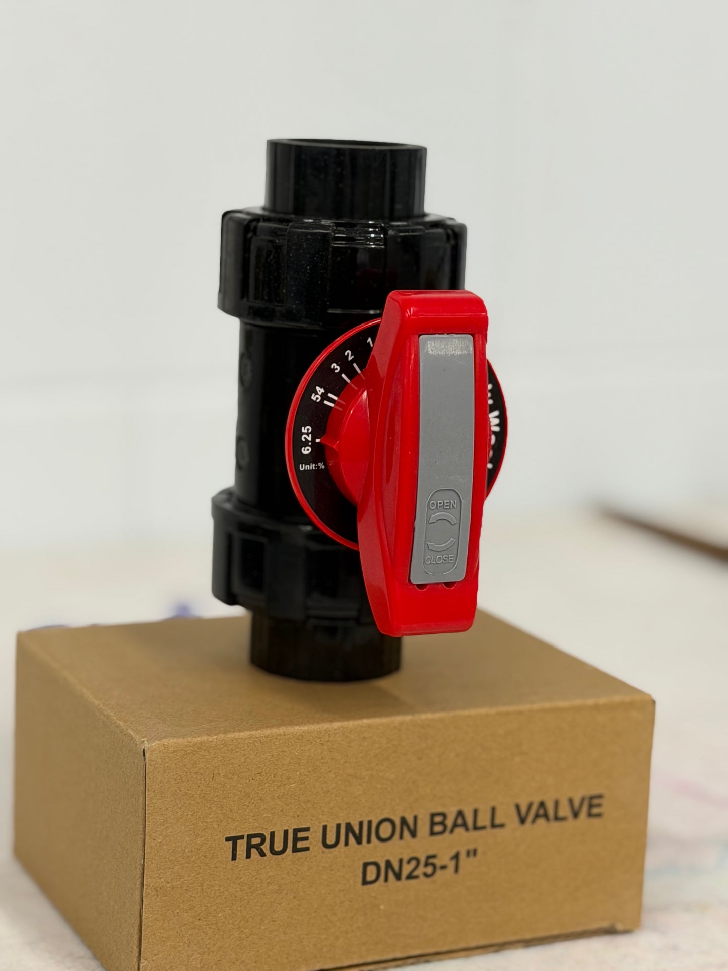 1” Metering Ball Valve (Red)